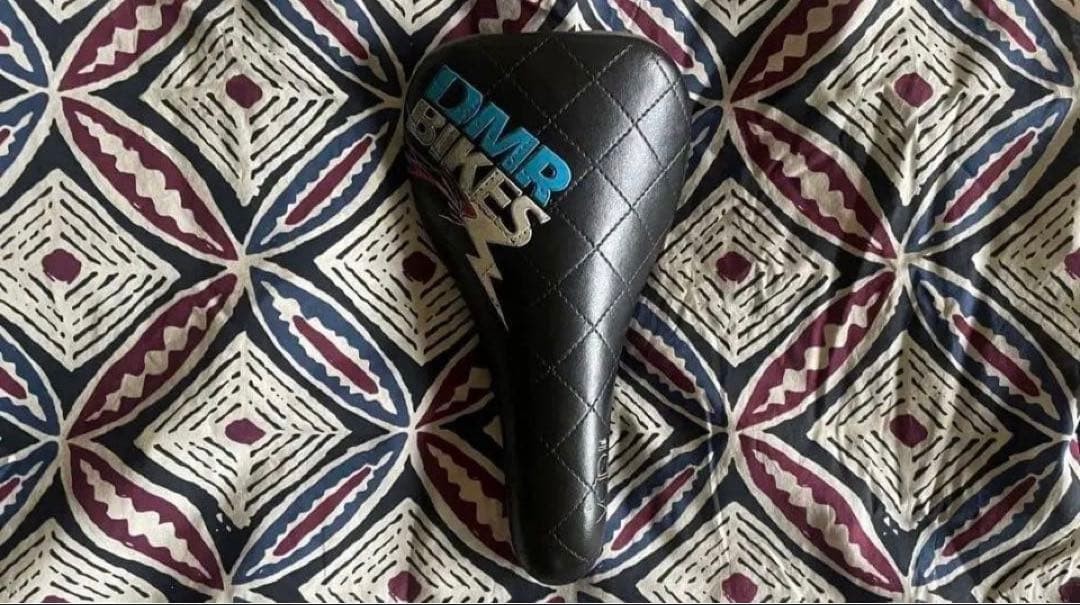 DMRBIKES Black Quilted Saddle Used Good Condition 10 Years Old