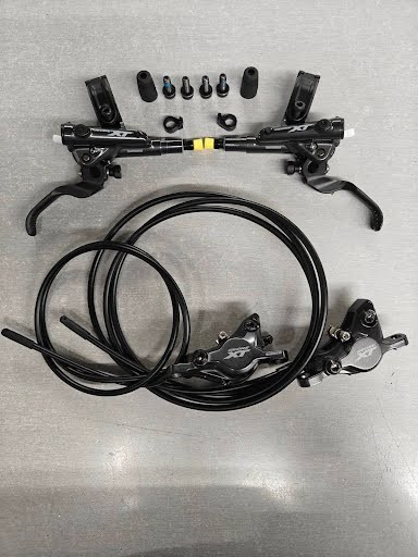 SHIMANO BR-M8100 DEORE XT DISC BRAKE SET – FRONT AND REAR
