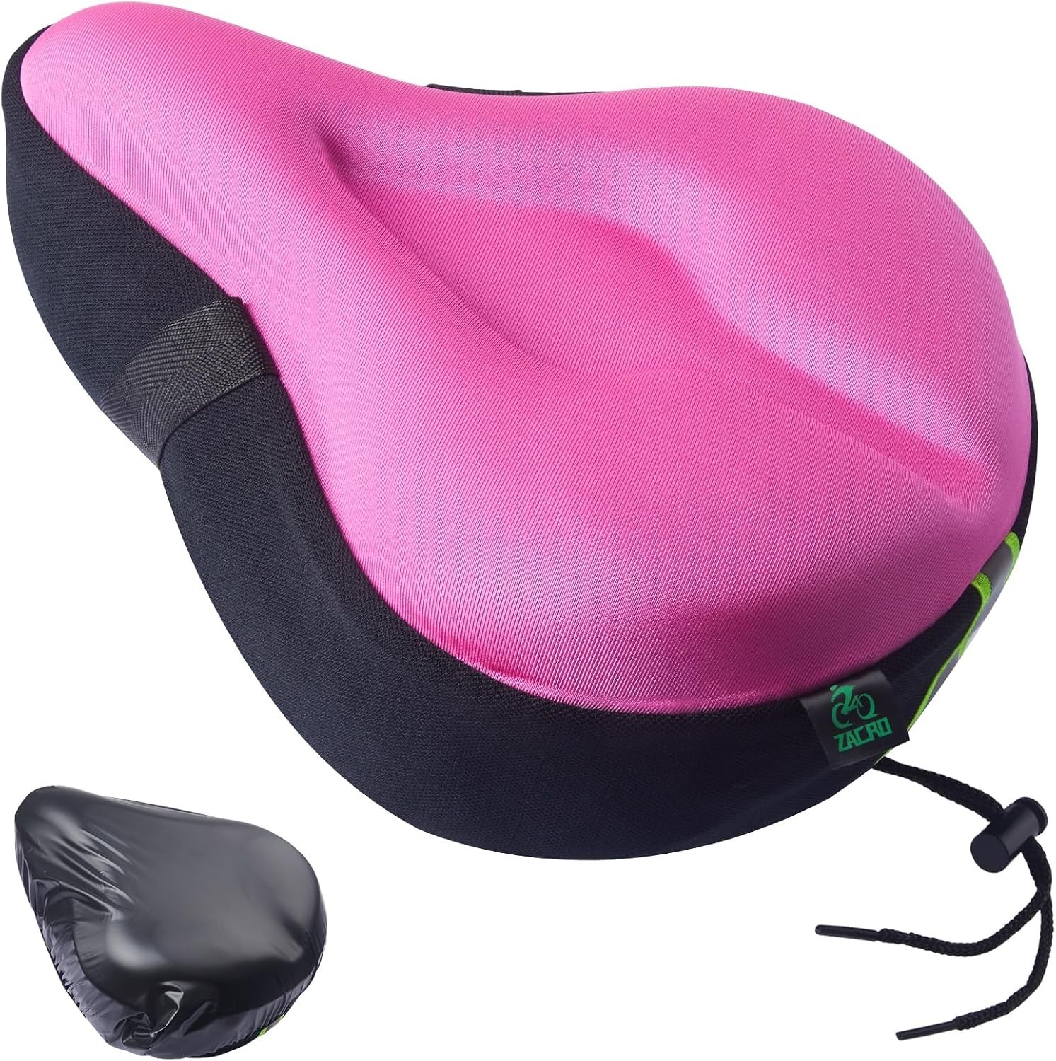 Large Gel Padded Bike Seat Cover – Compatible with Peloton & Mountain Bikes