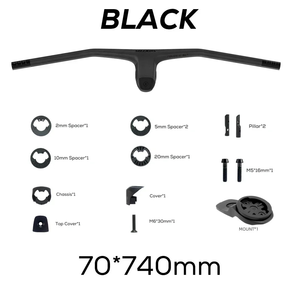 740MM -40 Degrees Full Carbon Fibre MTB Integrated Handlebar Bike Accessories