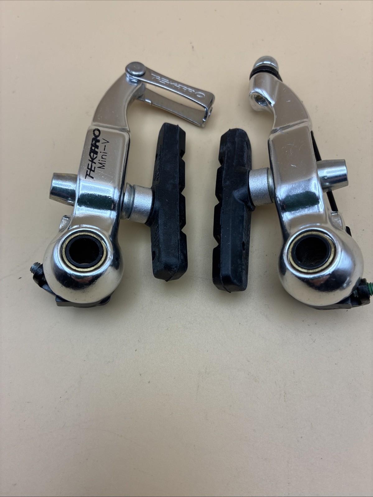 Tektro Mini V-Brake Rear Caliper Silver For Road Levers