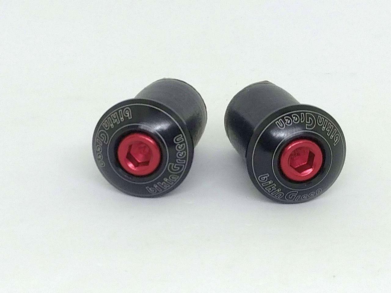 bikinGreen Machined Bar end cap / Handlebar plug «Black» Road BIKE