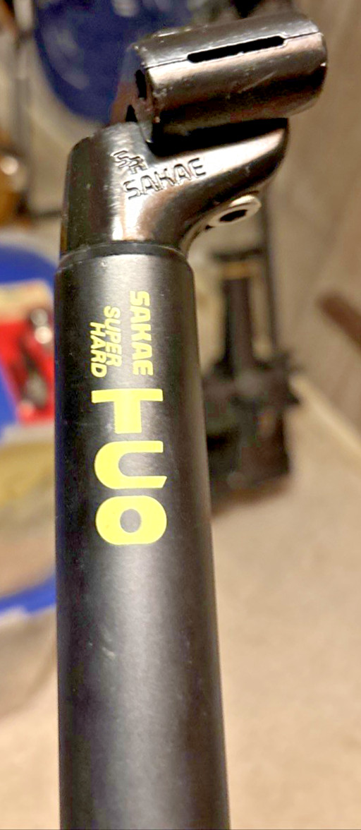 SR Sakae Super Hard TCO Bike Seat Post – 29.6mm X 350mm Long – NOS Vintage !