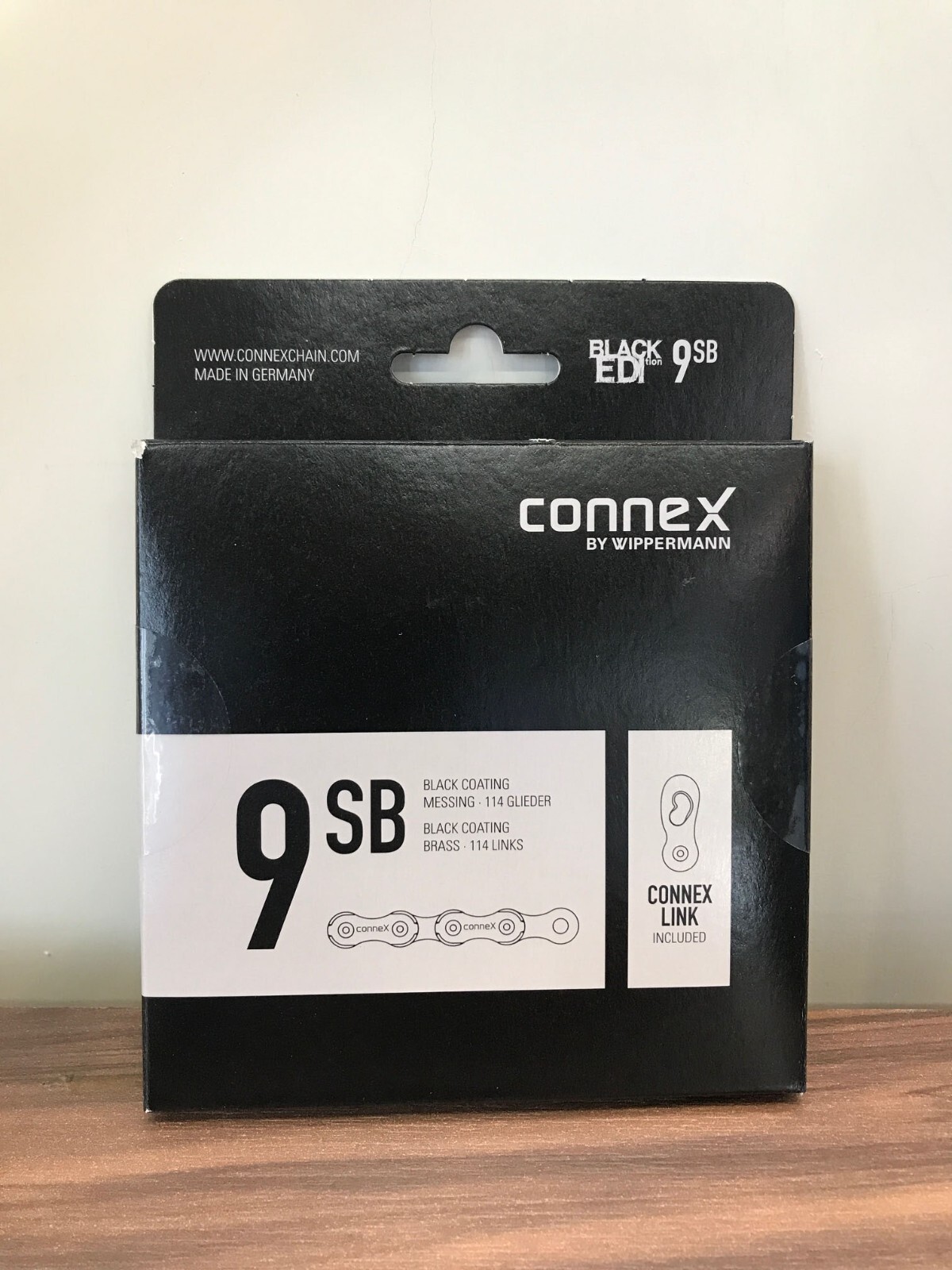 ConneX 9SB 9-Speed Black & Gold Road / MTB Bike Chain fits SRAM Shimano Campy