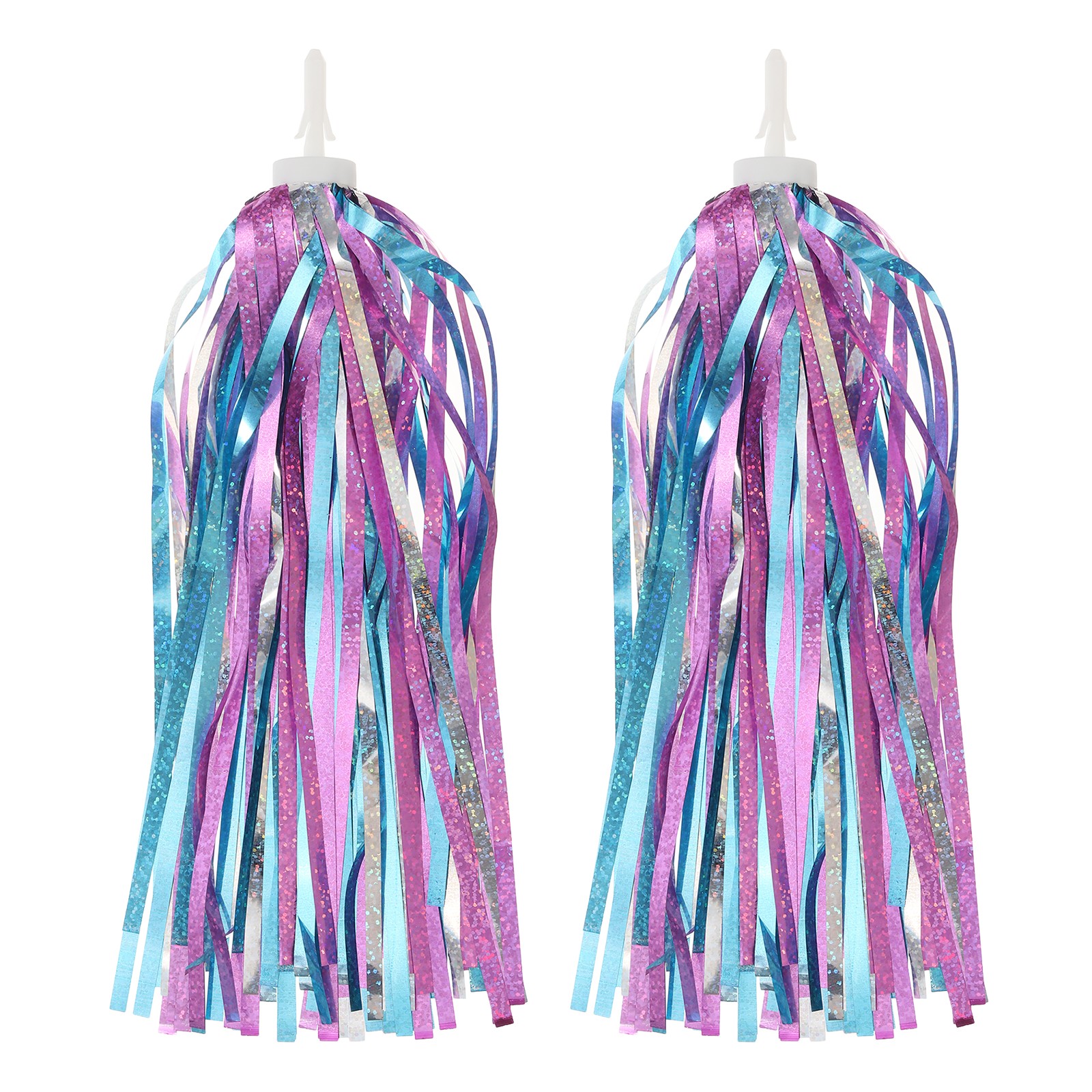 Bike Streamers Scooter Handlebar Tassels Grips Ribbon Blue Pink