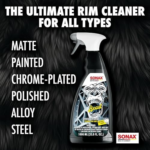 Beast Wheel Cleaner | Color-Changing Formula for Wheels 33.8 Fl Oz (Pack of 1)