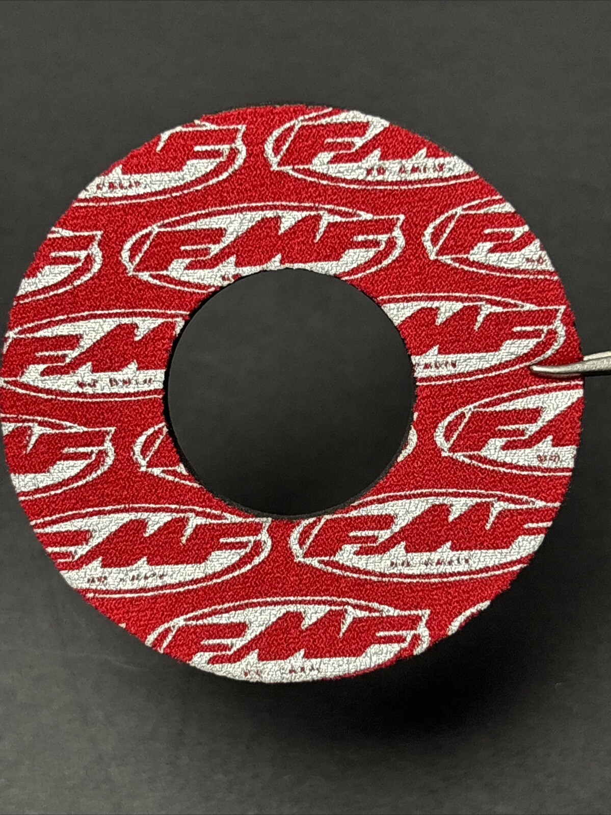 NOS FMF Factory Handlebar Grip Donuts Red Powermoto Bmx Race Fit: Auburn Gt Haro