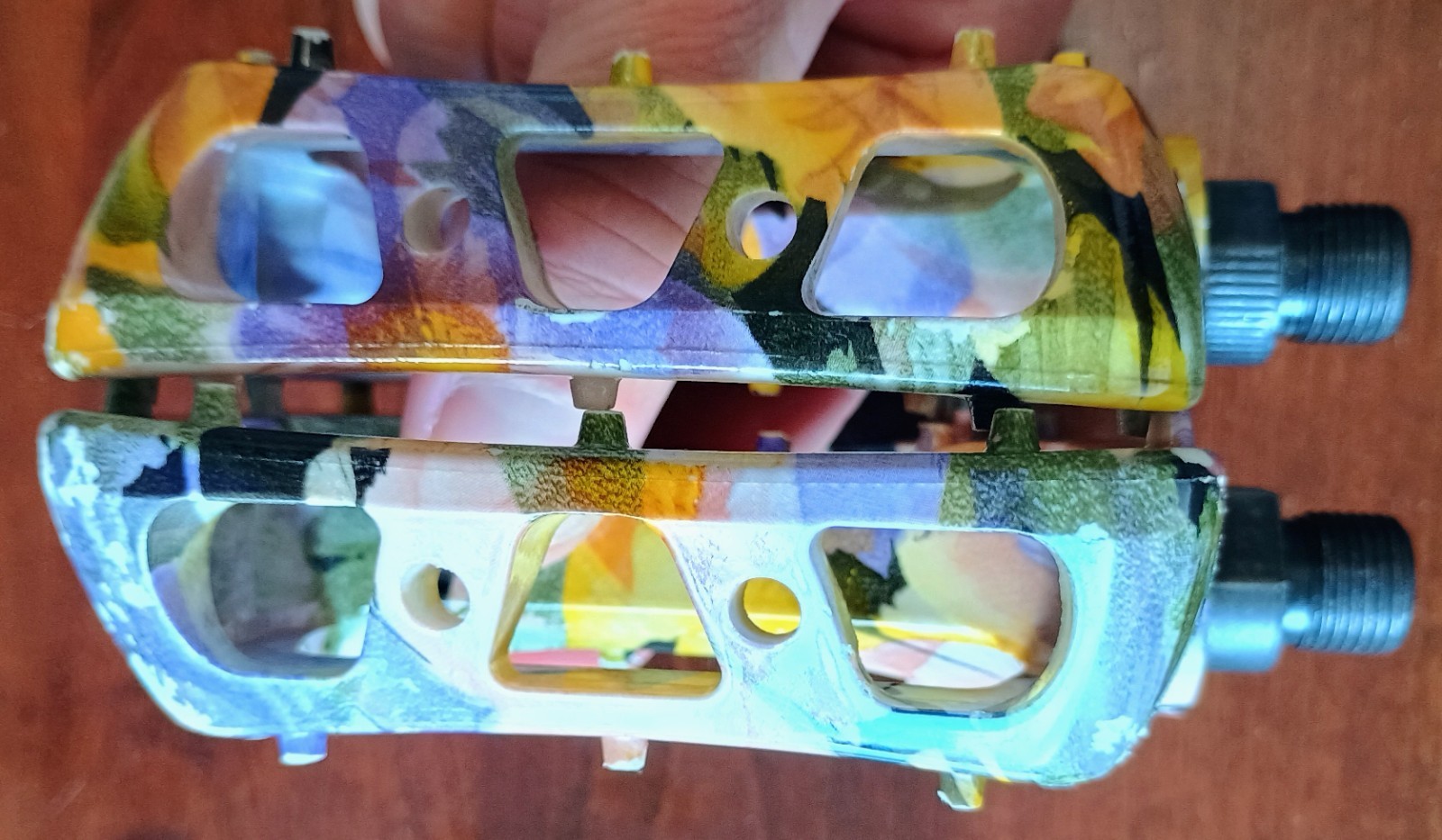 RARE Odyssey Twisted PC pedals, Aloha Floral 2013 Limited Collectible Edition