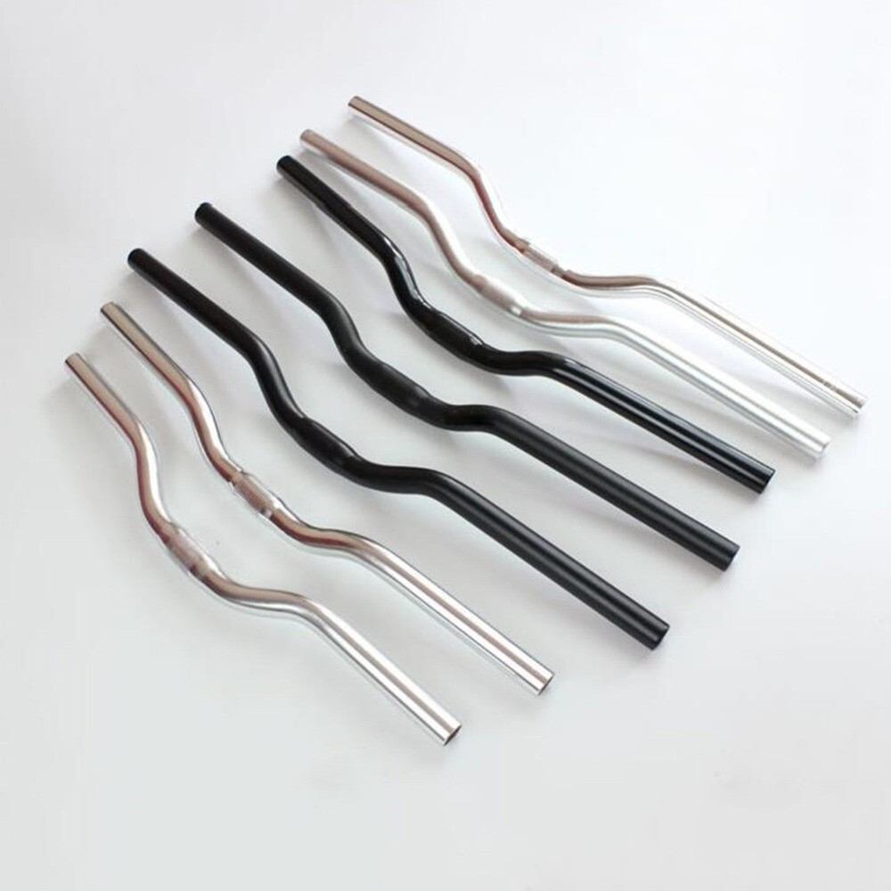25.4*480-580mm Bicycle Riser Handlebar Aluminum Alloy Mountain Bike Handlebars