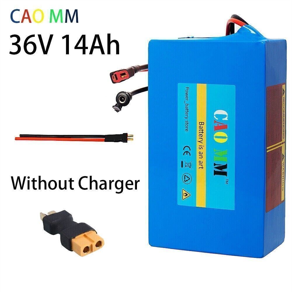 36V 14Ah LiFePo4 Ebike Battery for Electric Bike Scooter 350W 500W 750W Motor