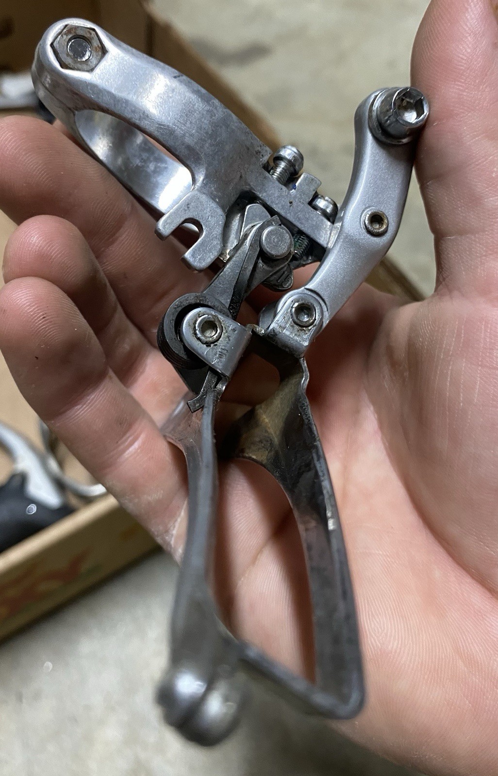 SUNTOUR EDGE 4050 ACCUSHIFT GROUPSET OVALTECH BRS DIA-COMPE 2X7