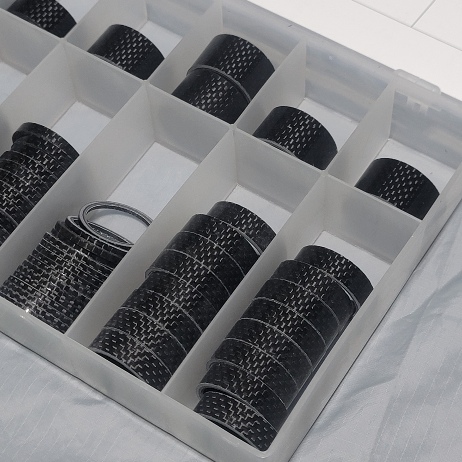 Wheels Manufacturing HS-KIT5 Carbon Fiber Headset Spacer Kit 1-1/8″ Full +Extras