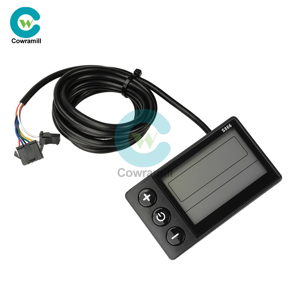 36V 48V 64V 30A Sine Wave Brushless Motor Controller 750W-1500W Drive S866 Gauge