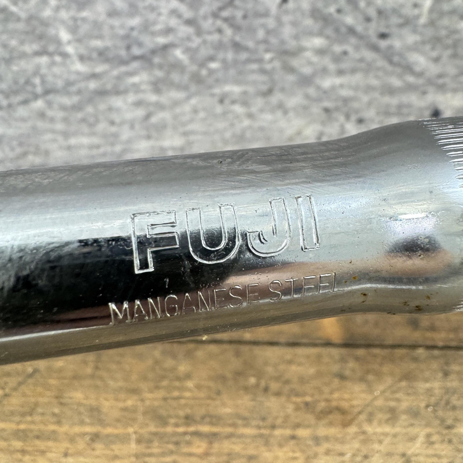 Vintage Nitto B111 Drop Handlebar 25.4 Clamp Fuji Steel Road Track Bar 80s 70s