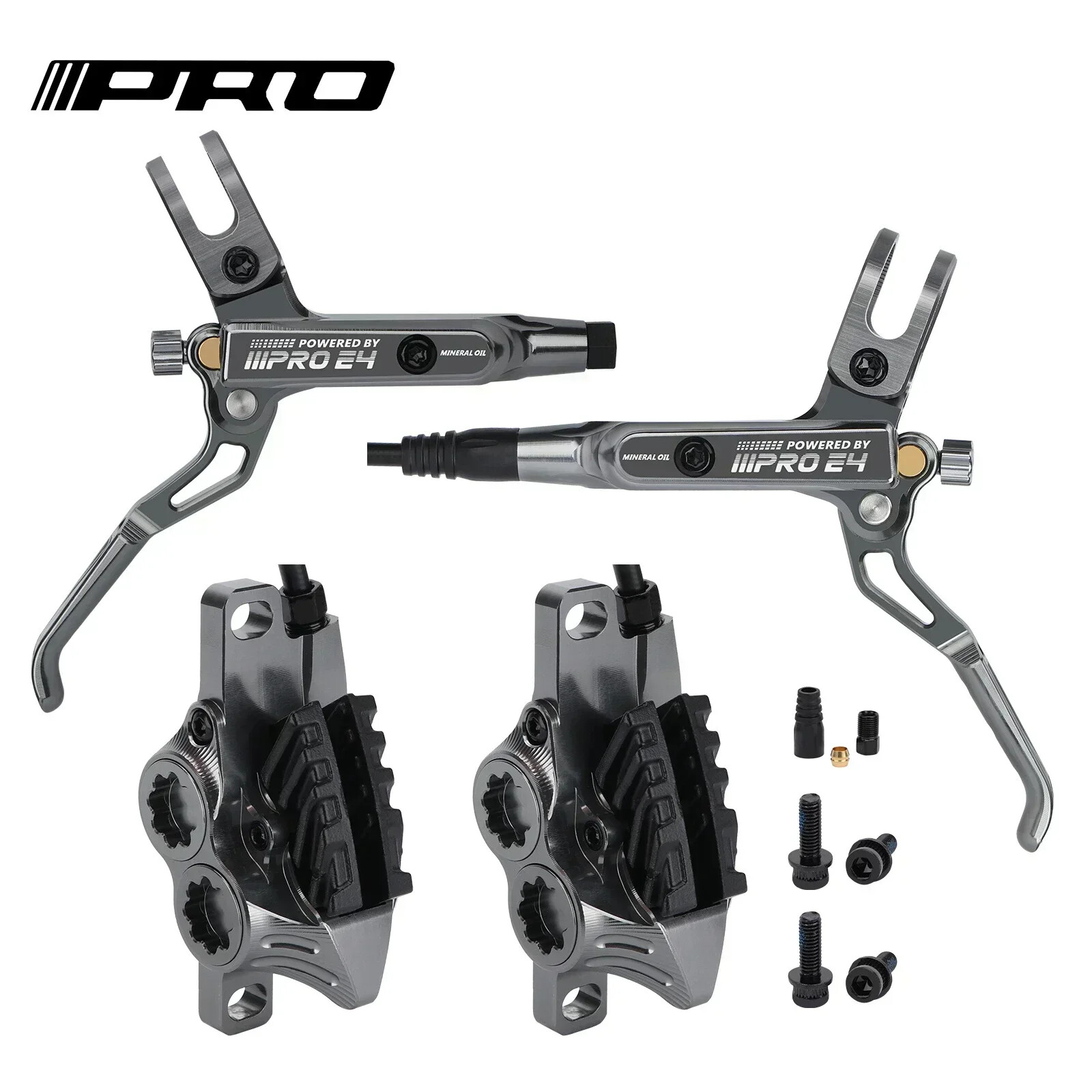 4 Piston Hydraulic Brake MTB Disc Brake 800/1550mm AM DH Hydraulic Brakes
