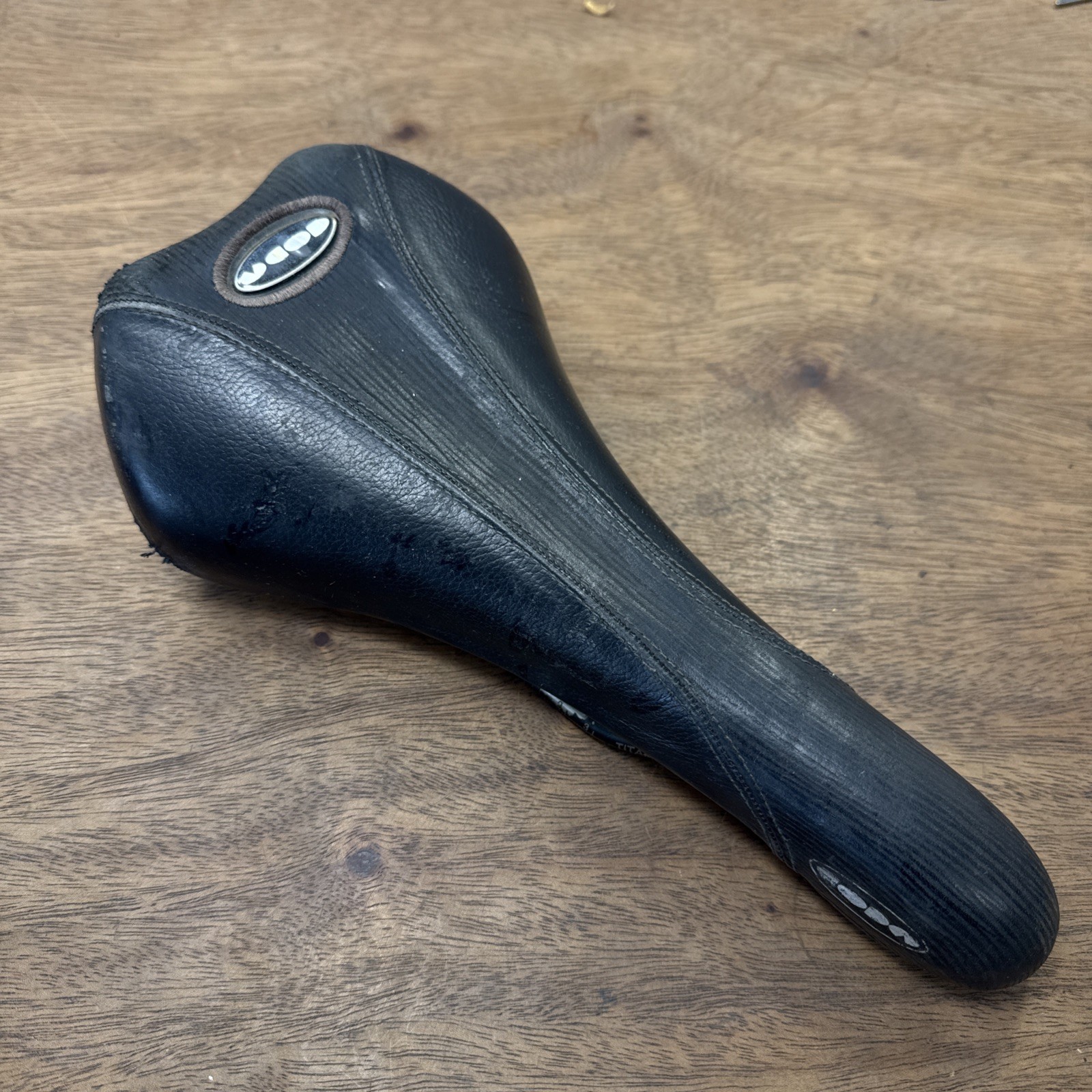 Selle Italia Cannondale CODA Bike Saddle Titanium Rails made in Italy 1999