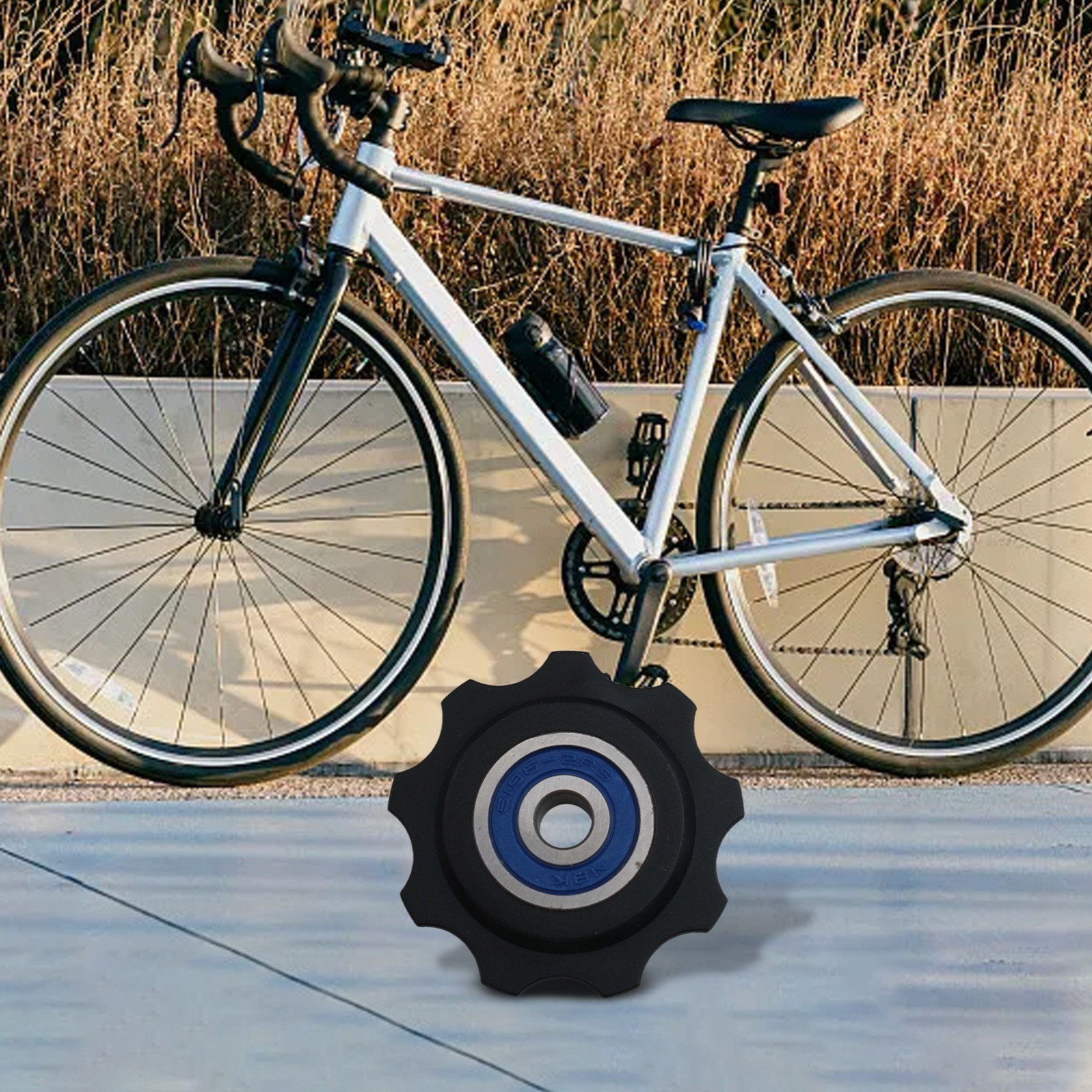 Black Plastic Steel Drivetrain Guide Roller Compatible with For MRP FIFTYY50