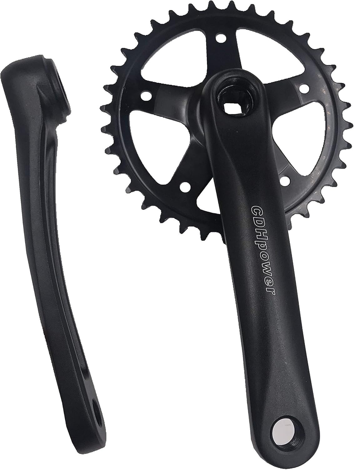CDH Single Speed Crankset 36T 170mm Crankarms Mountain Road Bike – Square Taper