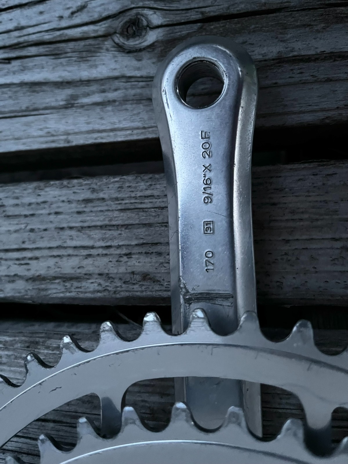Campagnolo Victory 170mm 52/42 Crankset Crankset Vintage Aluminium