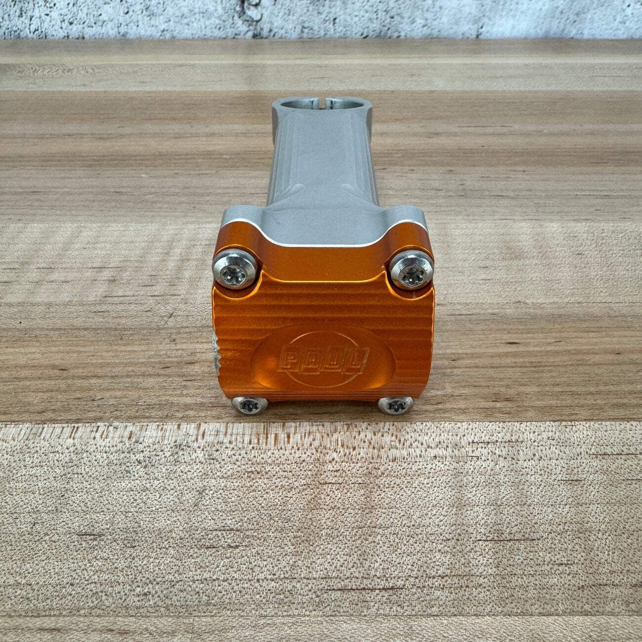 Paul Boxcar 90mm ±15º Silver/Orange 31.8mm x 1 1/8″ Alloy Bike Stem 169g