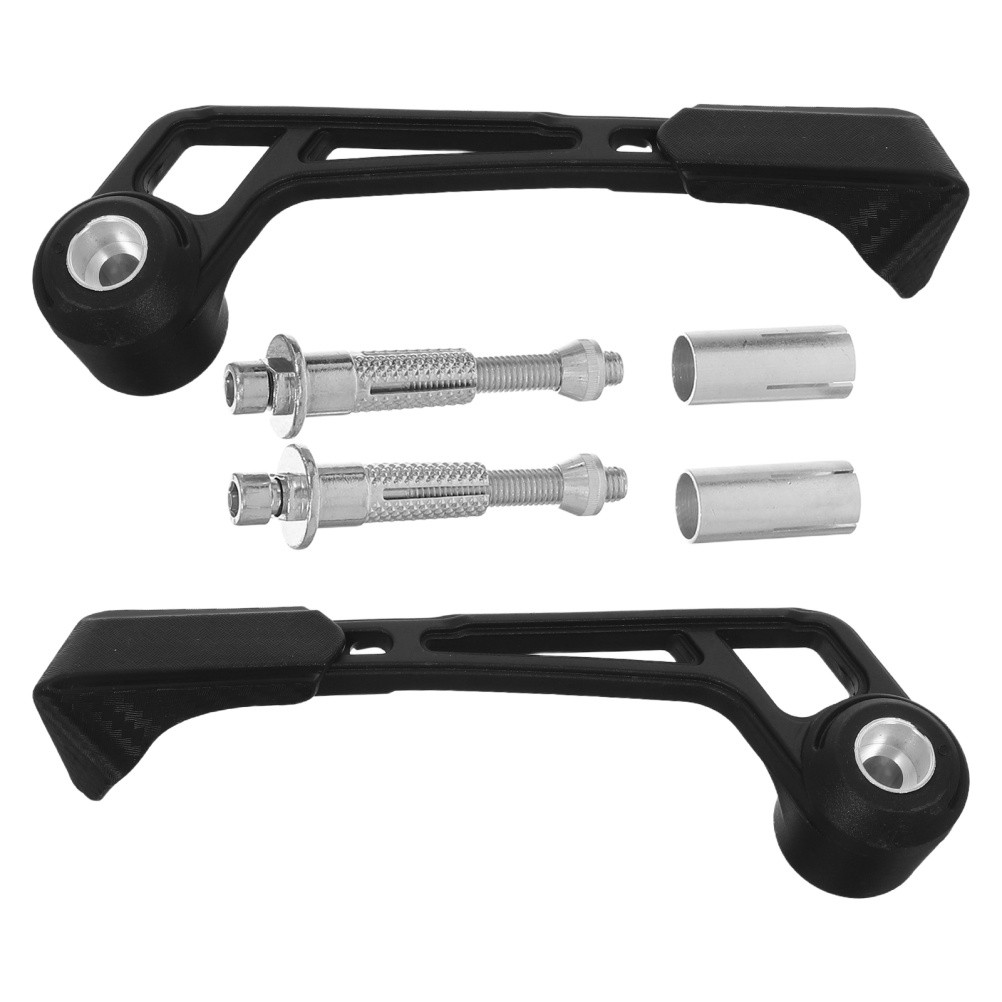 1 Set Motorcycle Hand Guards Durable Plastic Metal Brake Clutch Lever Protector
