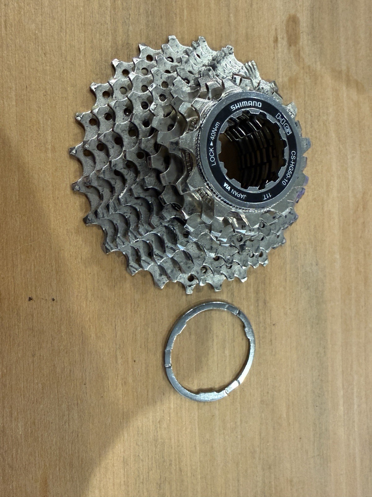 Shimano CS-HG500 Cassette – 10-Speed, 11-25t, Silver