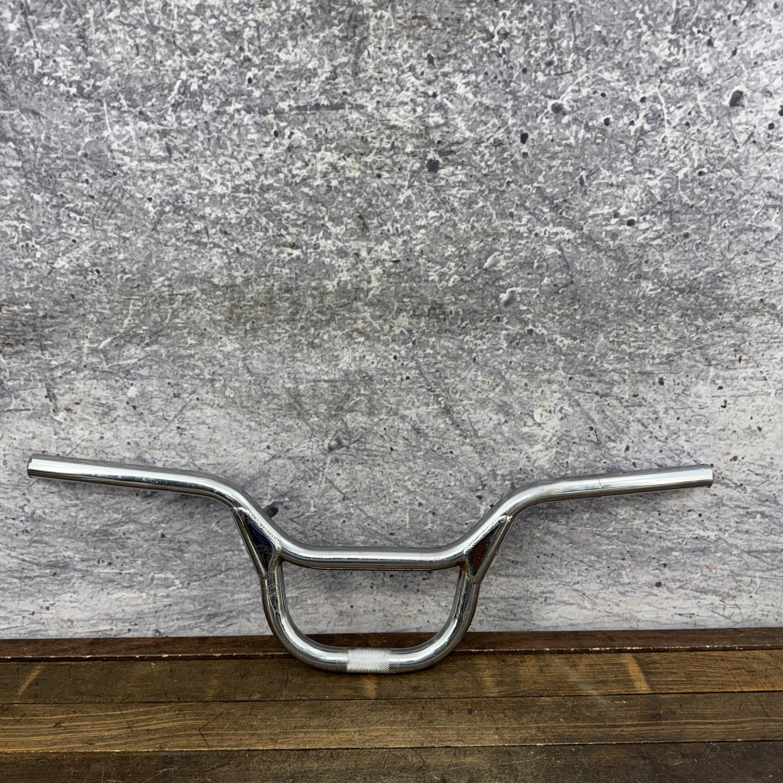 Vintage GT Freestyle BMX Handlebar Chrome Silver Steel Old School Bar BMX Stamp