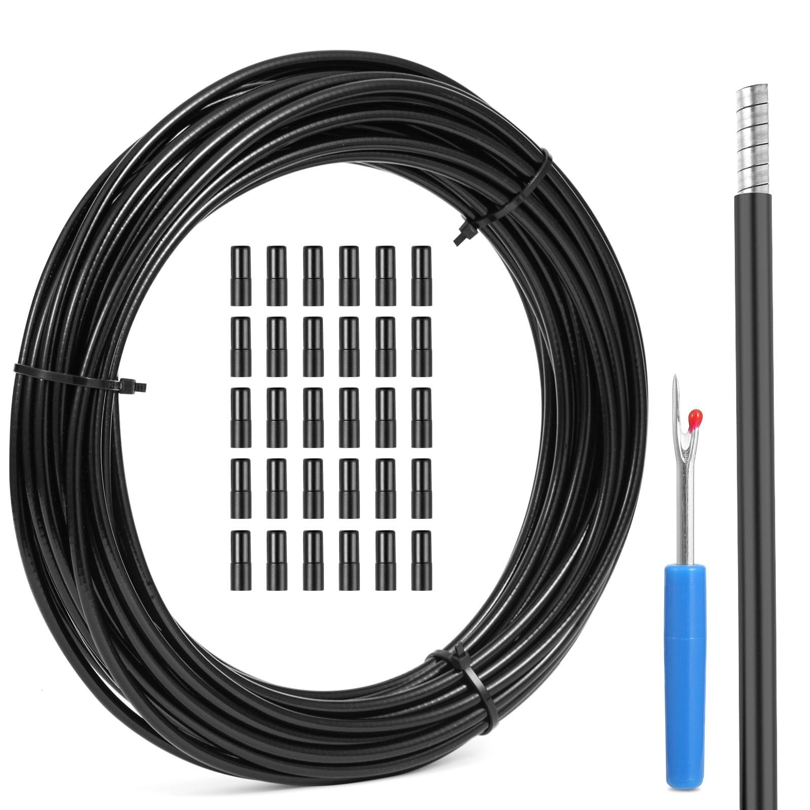 5mm x 50ft Bicycle Brake Cable Housing – Lined Replacement for MTB/Road Bikes, B