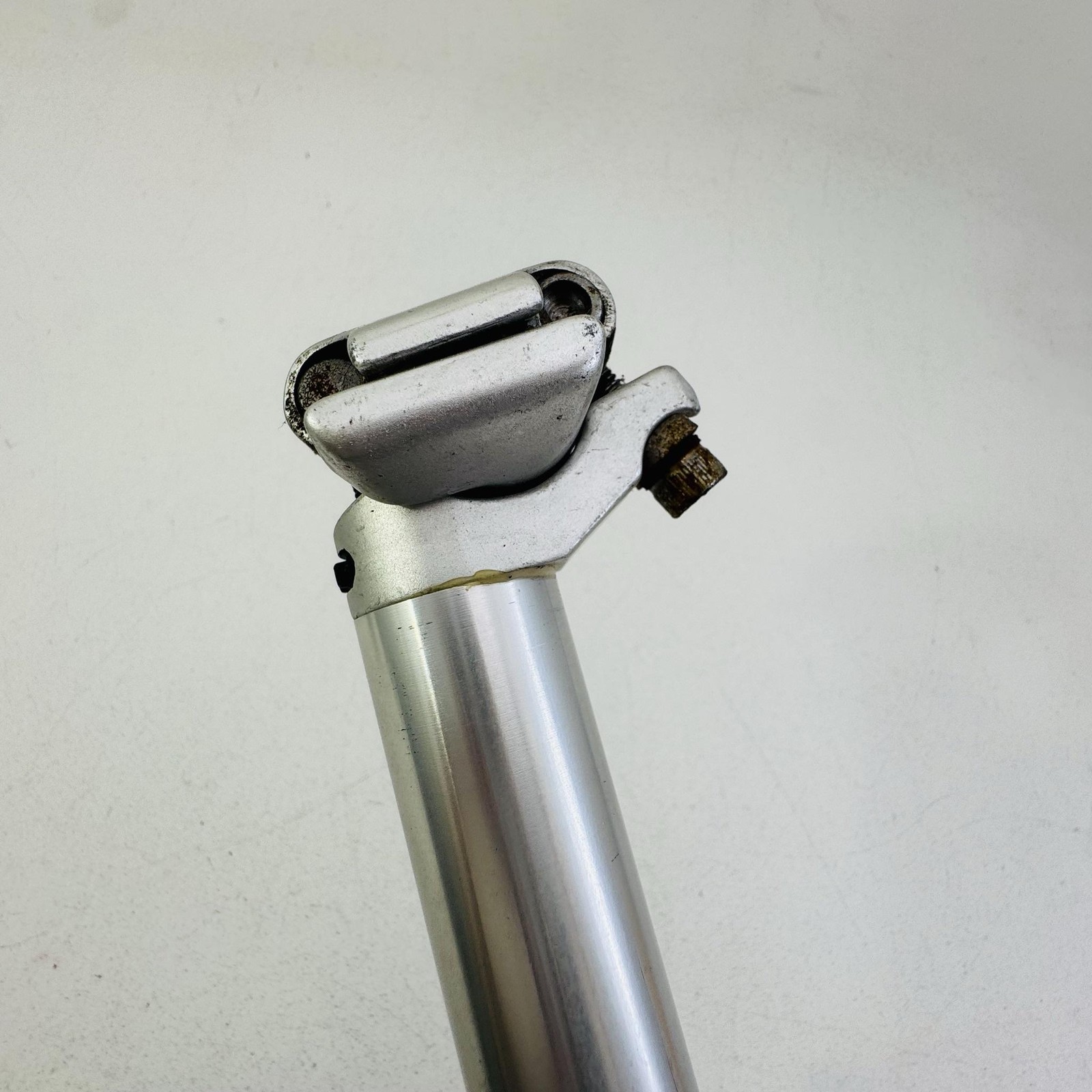 Vintage MTB Seatpost 27.2mm Silver 24 mm Bicycle Aluminum Plain Road Bike A2