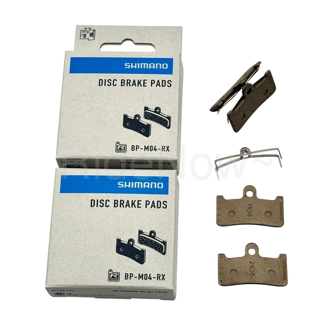 Deore Shimano M04-RX Disc Brake Pads, only for XT BR-M755 Caliper, w/spring 2prs
