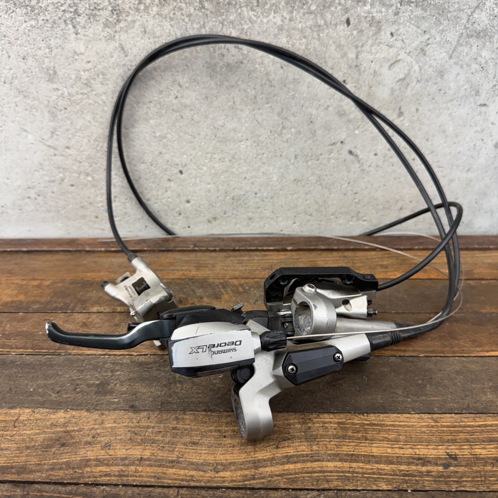 Vintage Shimano Deore LX ST-M585 9s Shifter BR-M585 Hydraulic Disc Brake Set 9
