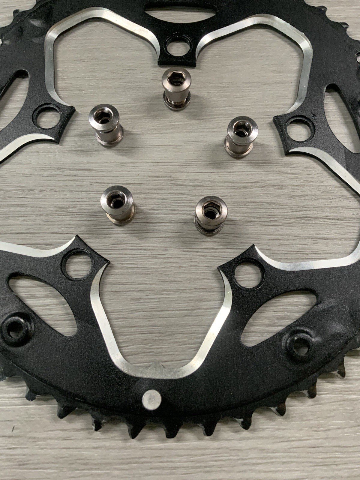 PROWHEEL CHAIN RINGS (2) 50-34 TOOTH 110 BCD 6, 7, OR 8 SPEED W/CHAIN RING BOLTS