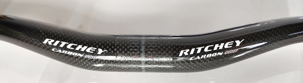 ritchey carbon pro red 640mm handlebar cycling 215g 20mm rise 9 degree