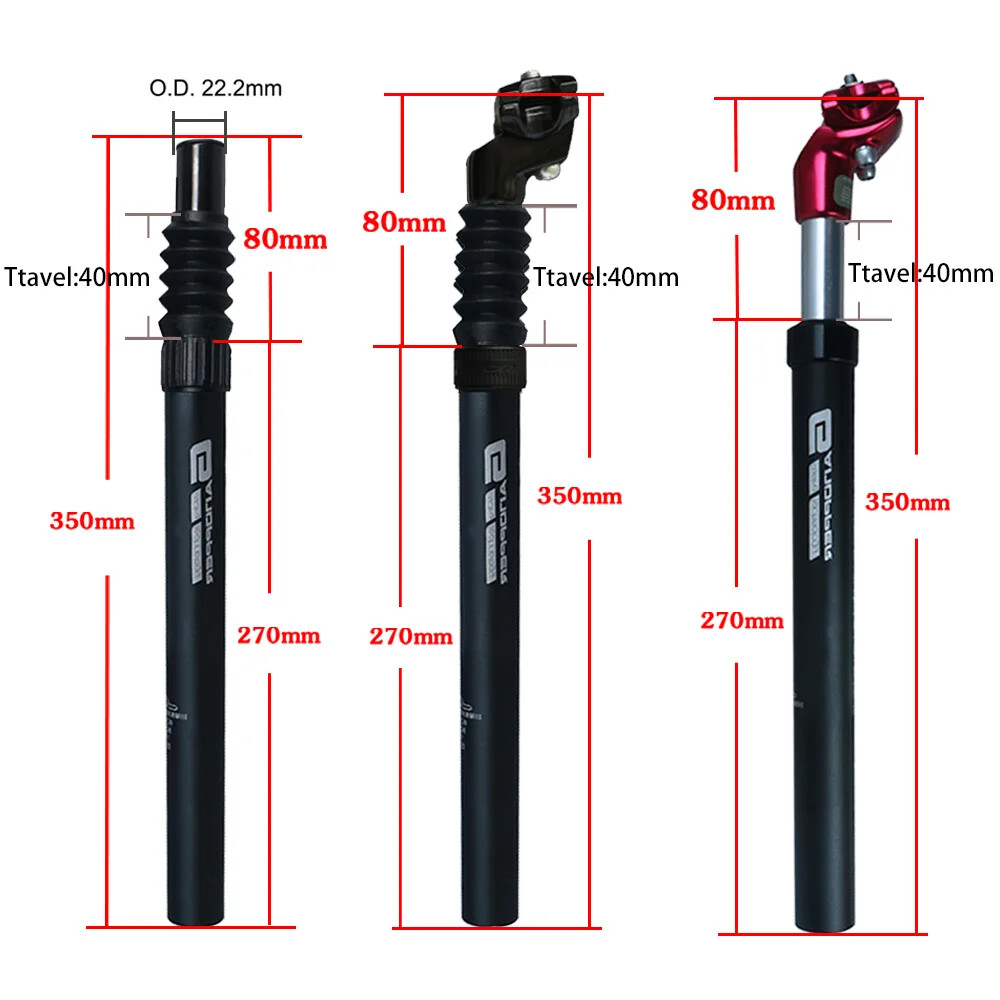 Mountain Bike Suspension Seatpost Bicycle Seat Post Shock Absorber Damping