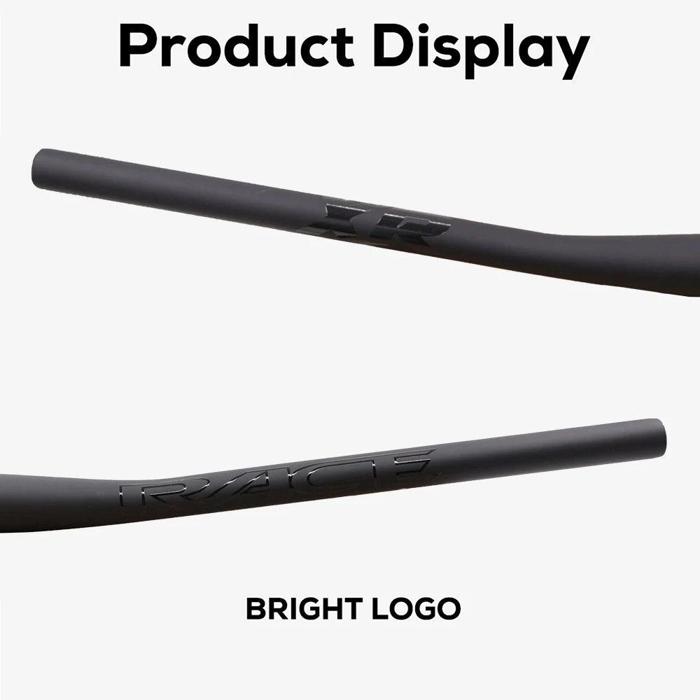 Mtb Full Carbon Fiber Integrated Mountain Bike Handlebars Matte Bicycle Bar