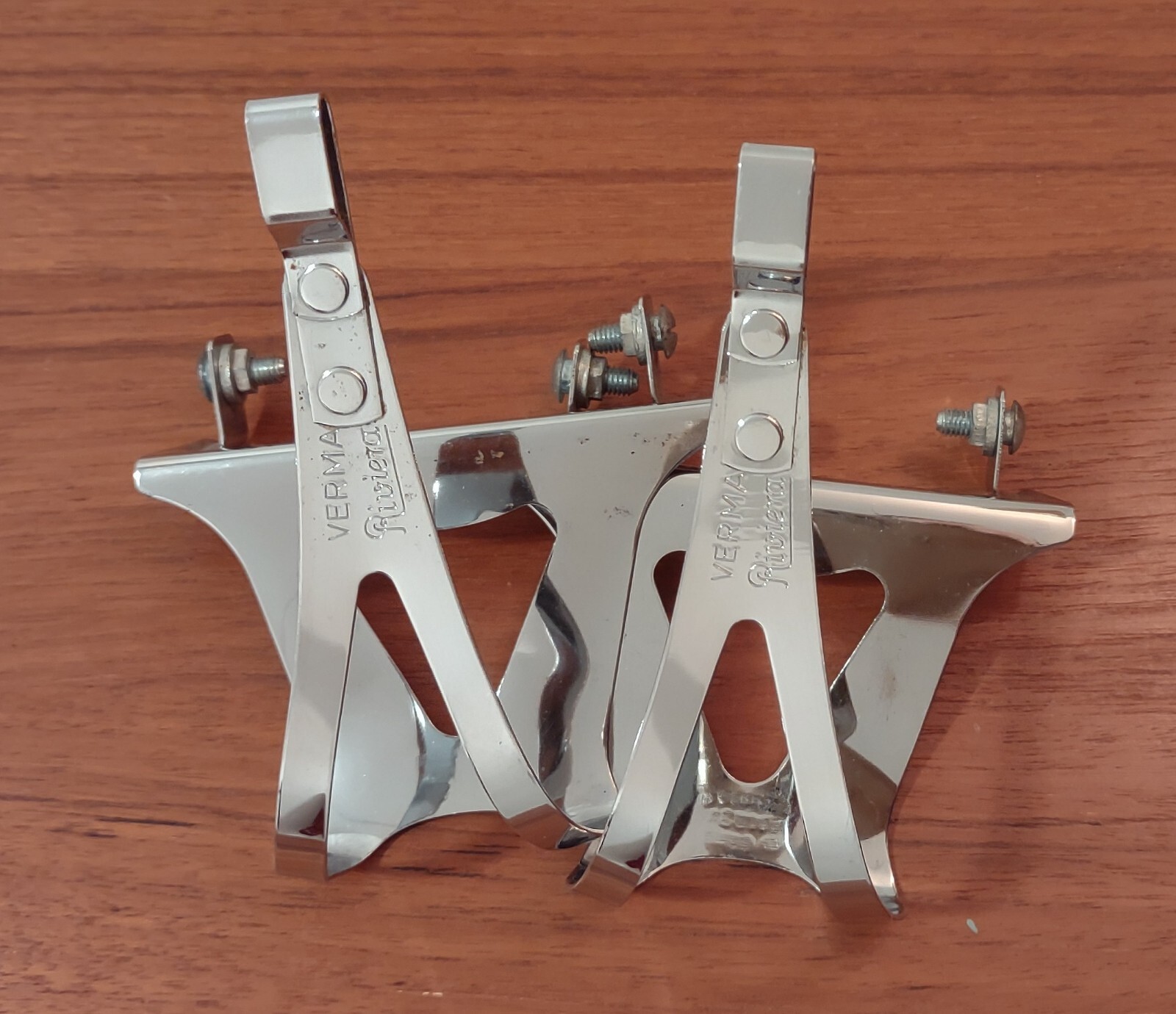 Vintage Verma Riviera Toe Clips Road Bike