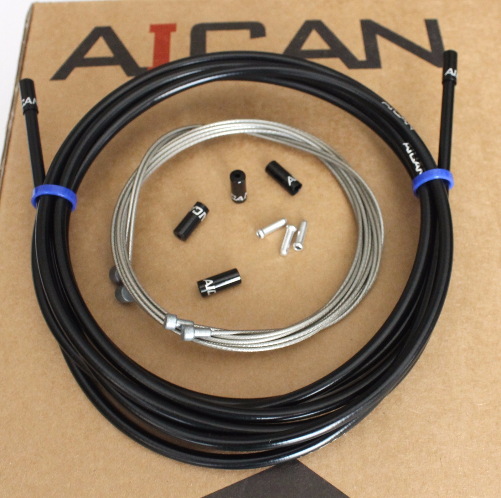 Aican PREMIUM ROAD MTB Mountain bike BRAKE cable housing set kit Jagwire, Black