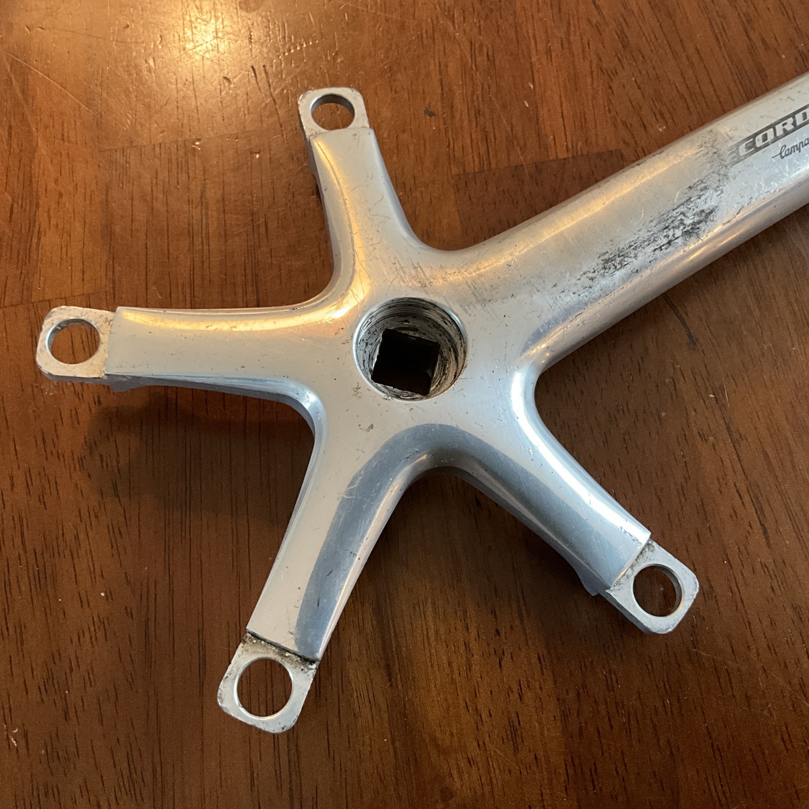 Vintage Campagnolo Record Crankarm – Right Side Only – 175mm – 135 BCD – Used