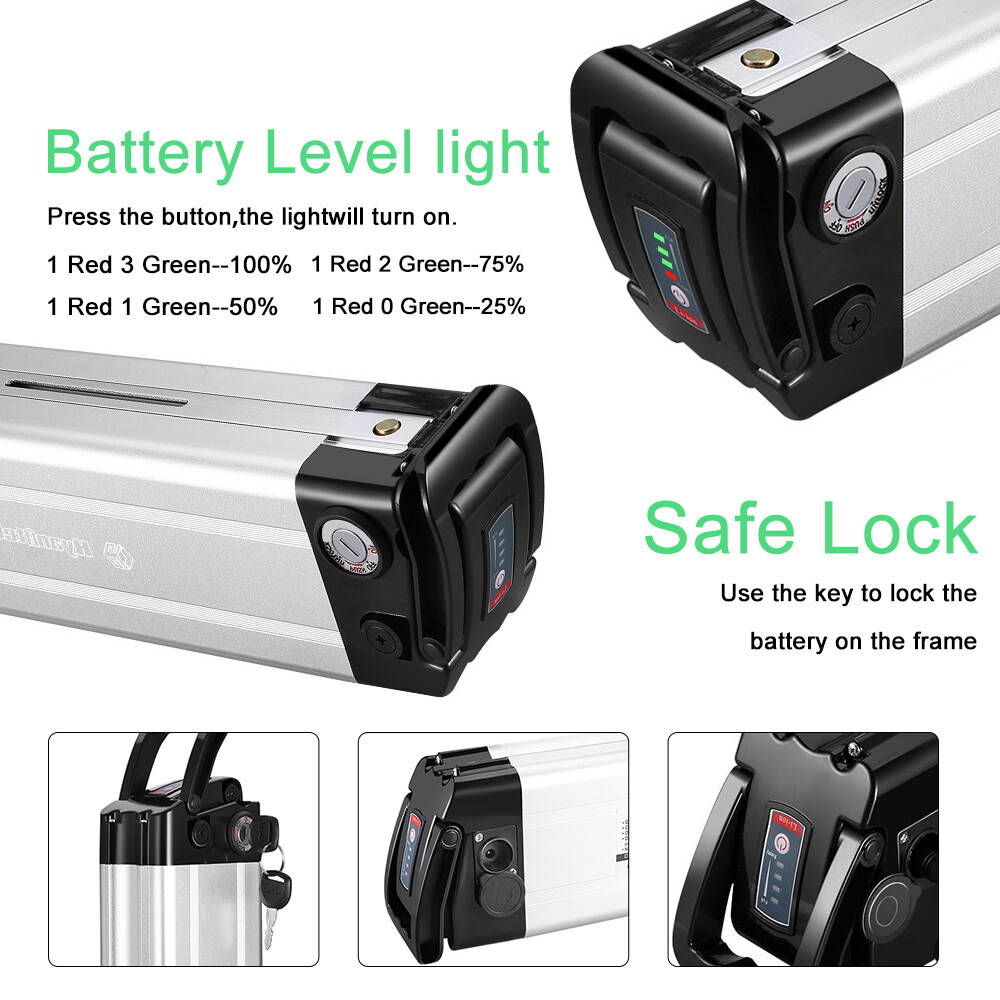 Silverfish E Bike Battery 48V 12.5Ah Lithium Battery For Hiboy Electric Bike EX6