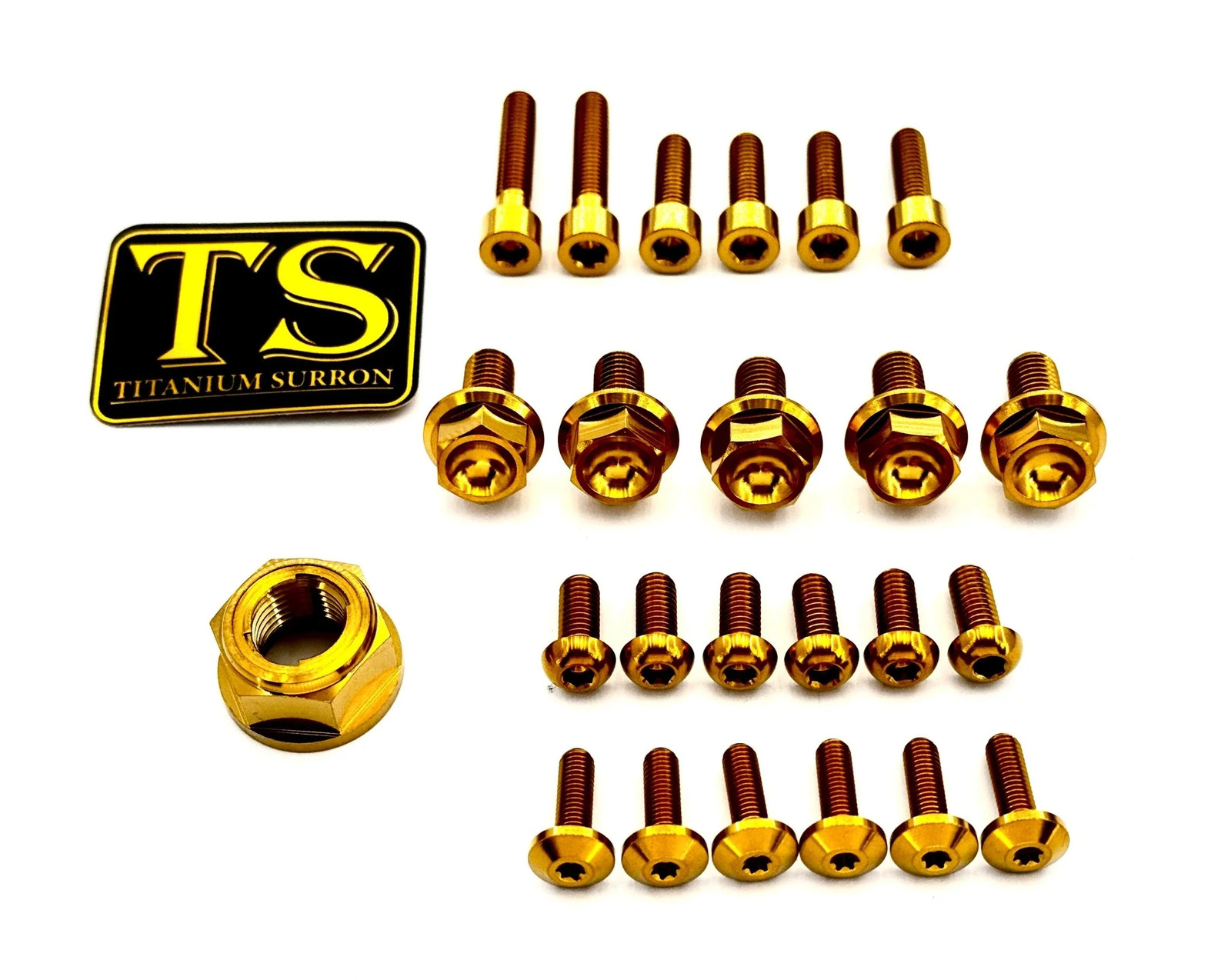 Front and Rear Wheel Titanium Bolt Kit for Surron, Talaria, Segway, 79 Bike,