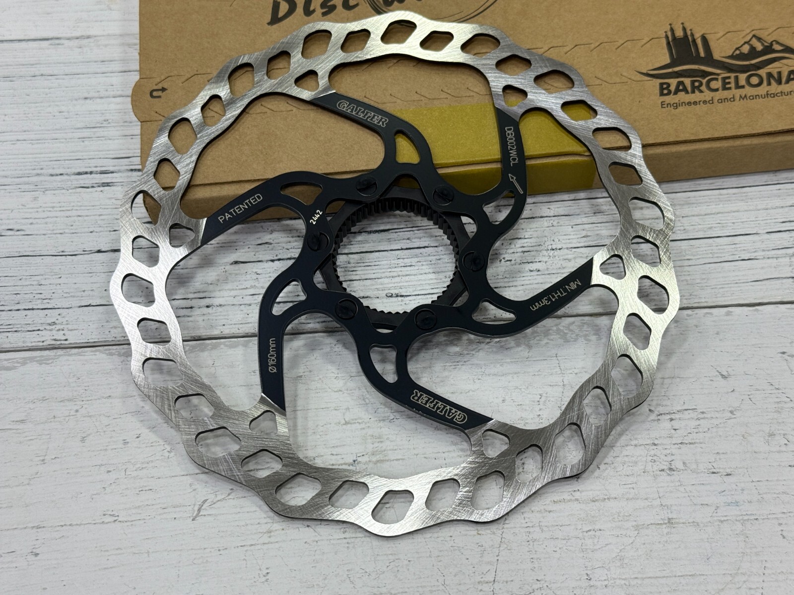 Galfer Wave Fixed MTB Centerlock Disc Brake Rotor 160mm/180mm/203mm
