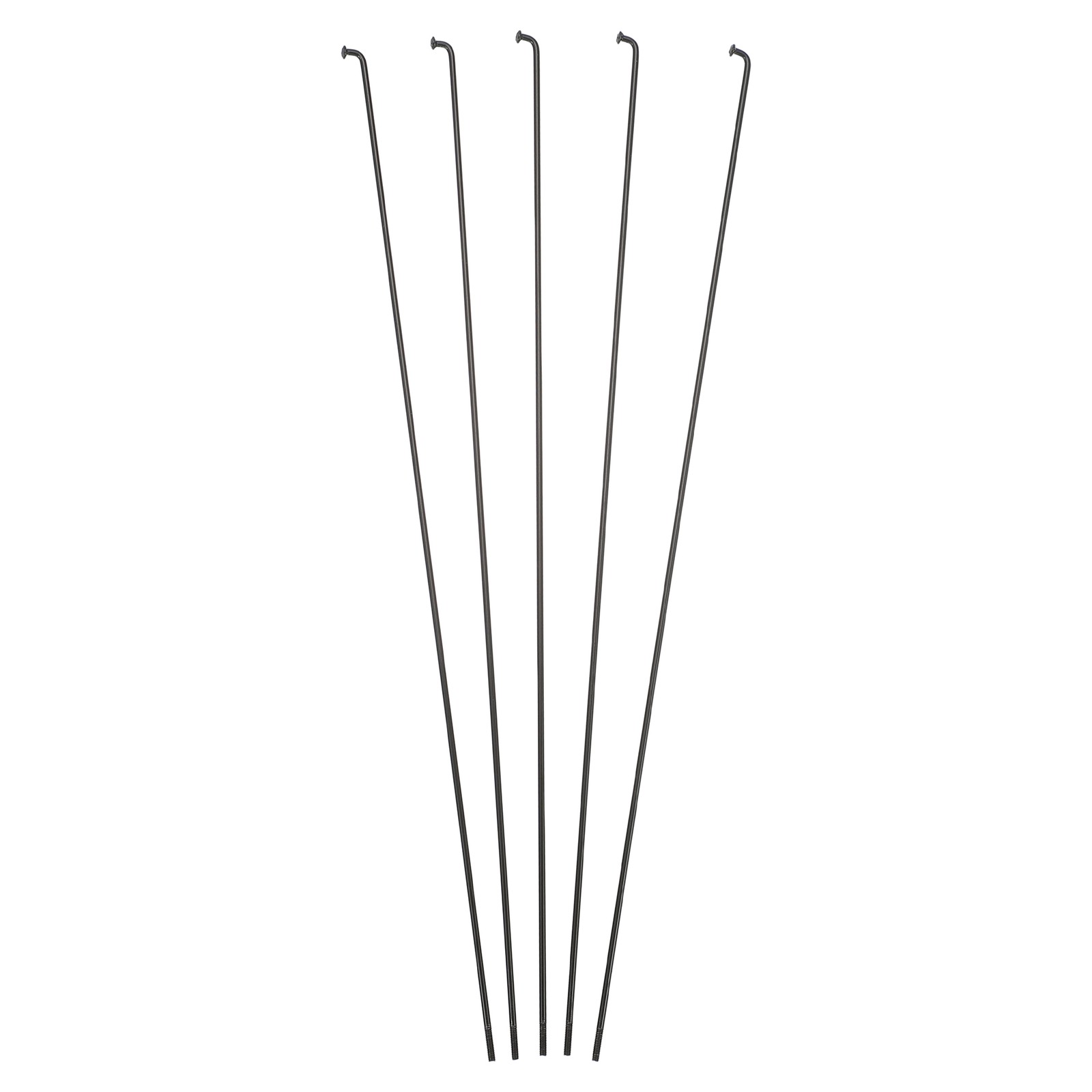 14G J Bend 284mm x 2mm Bike Bicycle Spokes with Nipples Steel Black Universal