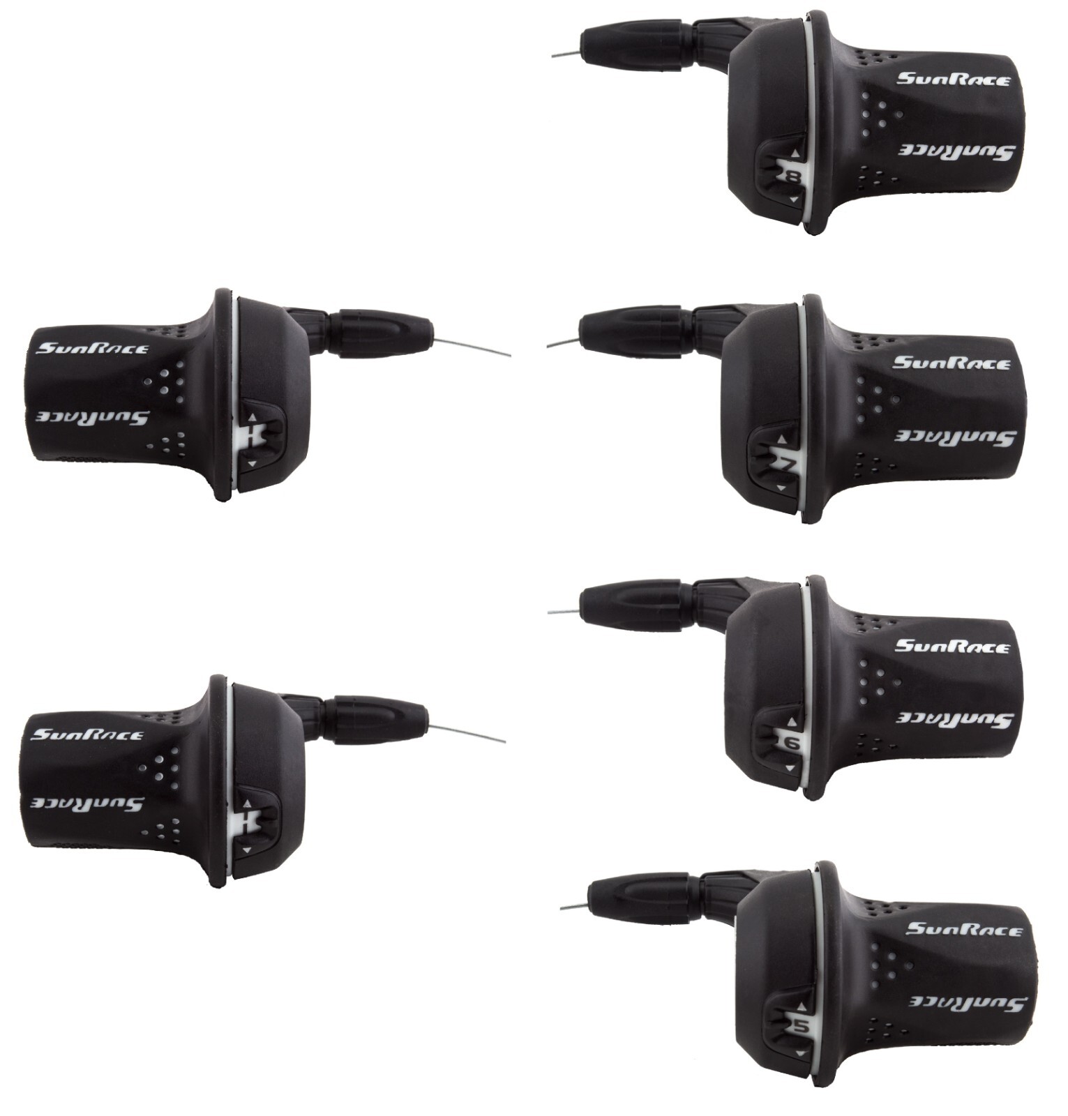 SHIFTER SUNRACE Handle Bar TSM21 Twist Grip Friction, 3,5,6,7, & 8 speed options