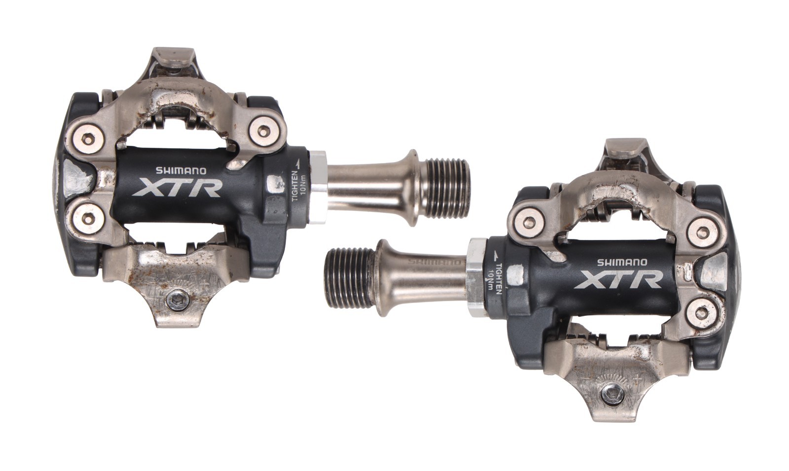Shimano XTR PD-M970 SPD Clipless Mountain Bike Pedals 9/16″ w/Cleats Gravel MTB