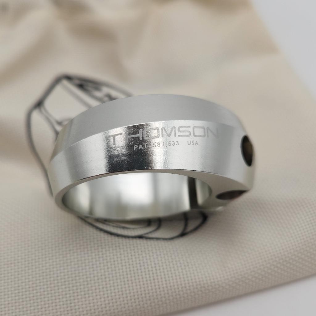 Thomson 31.8mm Seatpost Clamp (1-1/4″) Bolt-On Silver Bicycle