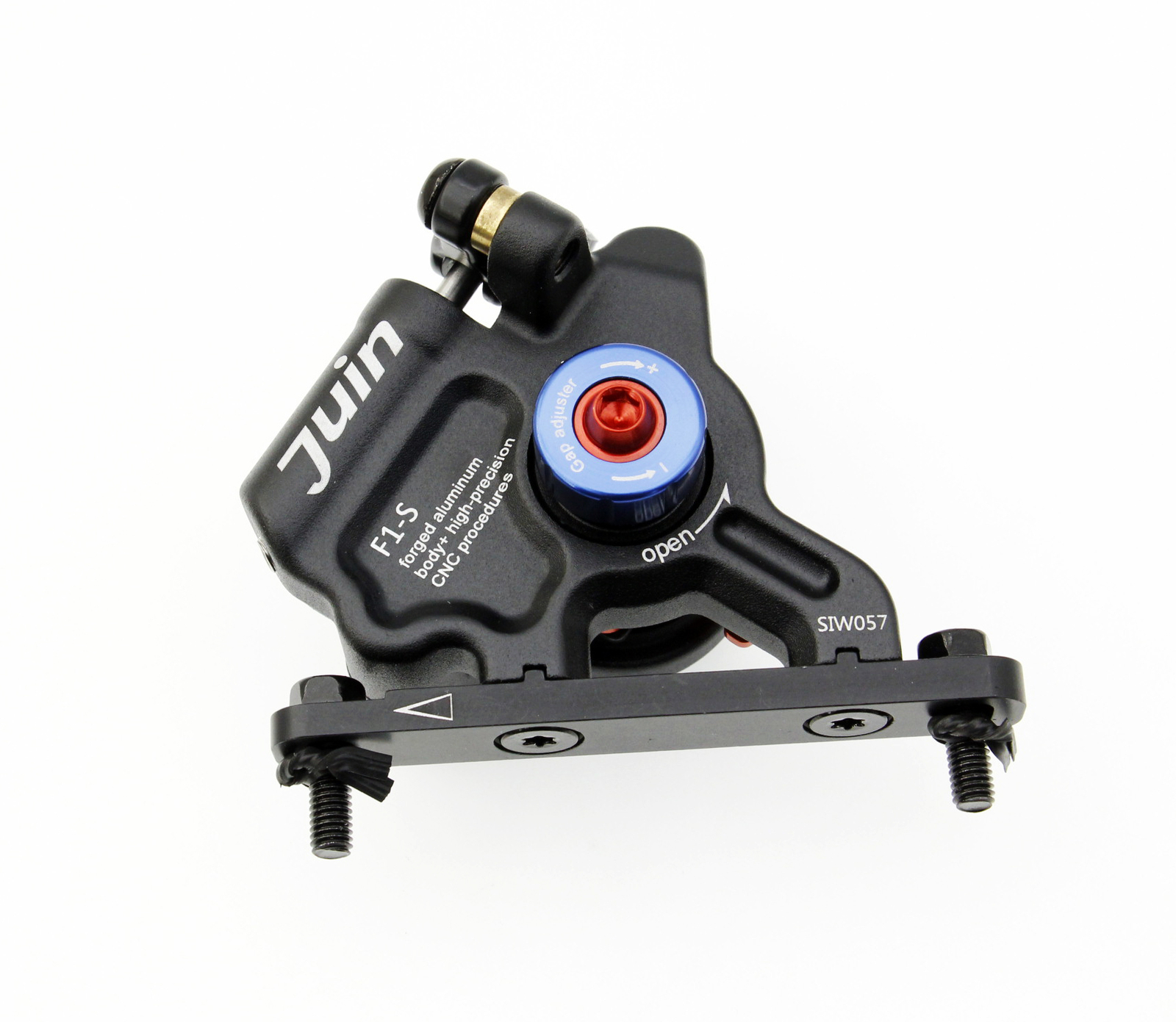 Juin Tech GTF6 Cyclocross Cycle 6-Piston Hydraulic Brake Caliper Set Black Bike
