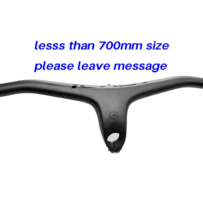 XC MTB Carbon Fiber Integrated Handlebar 660-780mm 28.6mm Bicycle Riser Bar Part