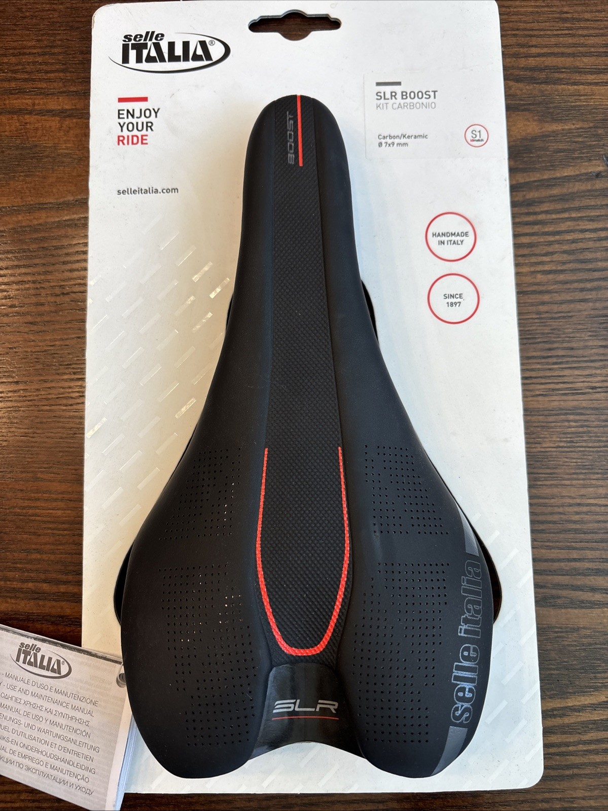 Selle Italia SLR Boost Kit Carbonio S1 Carbon Rail Saddle Made In Italy 🇮🇹 NEW