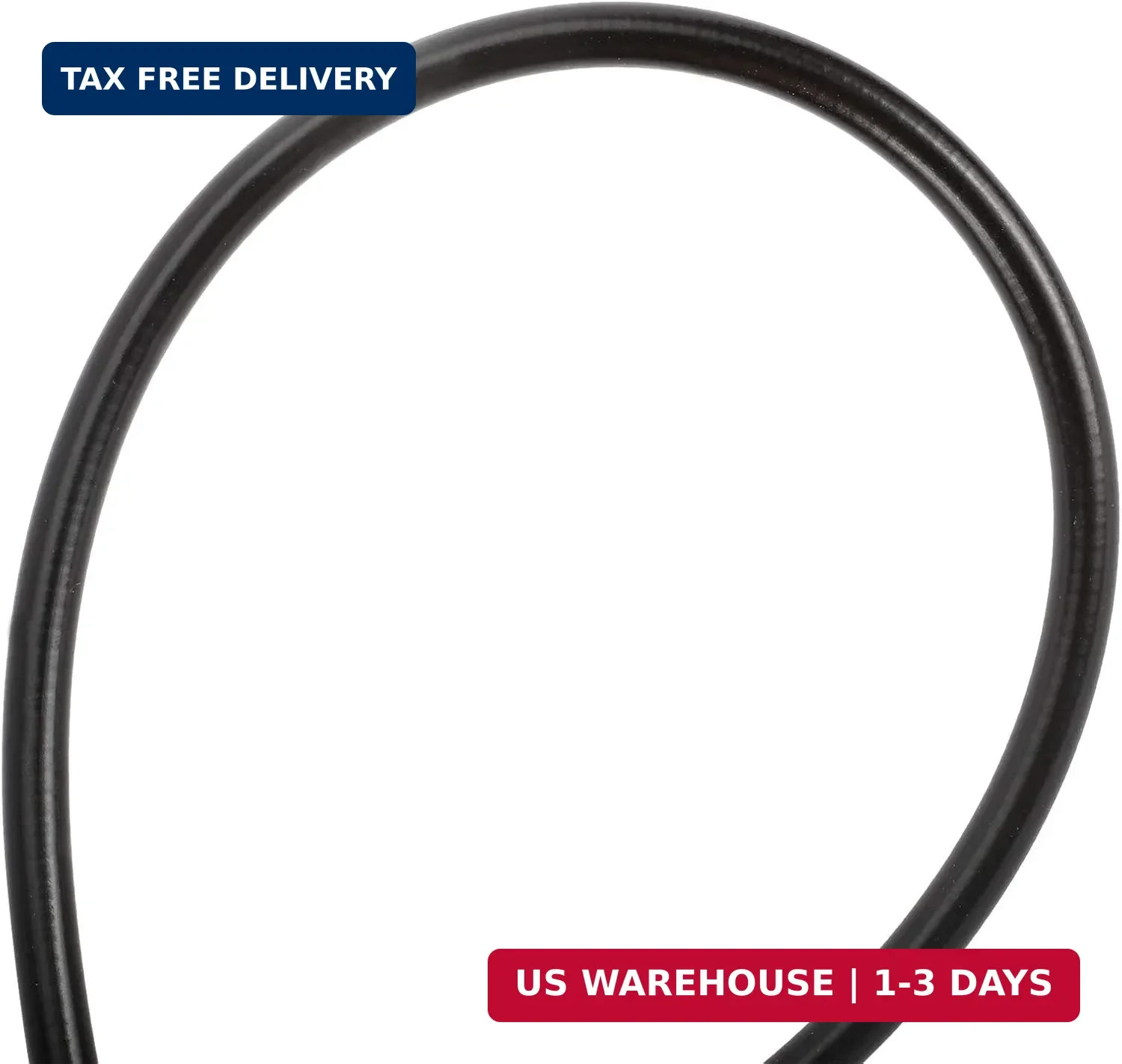 YaeMarine 5mm X 50ft Bicycle/Bike Lined Brake Cable Housing Black