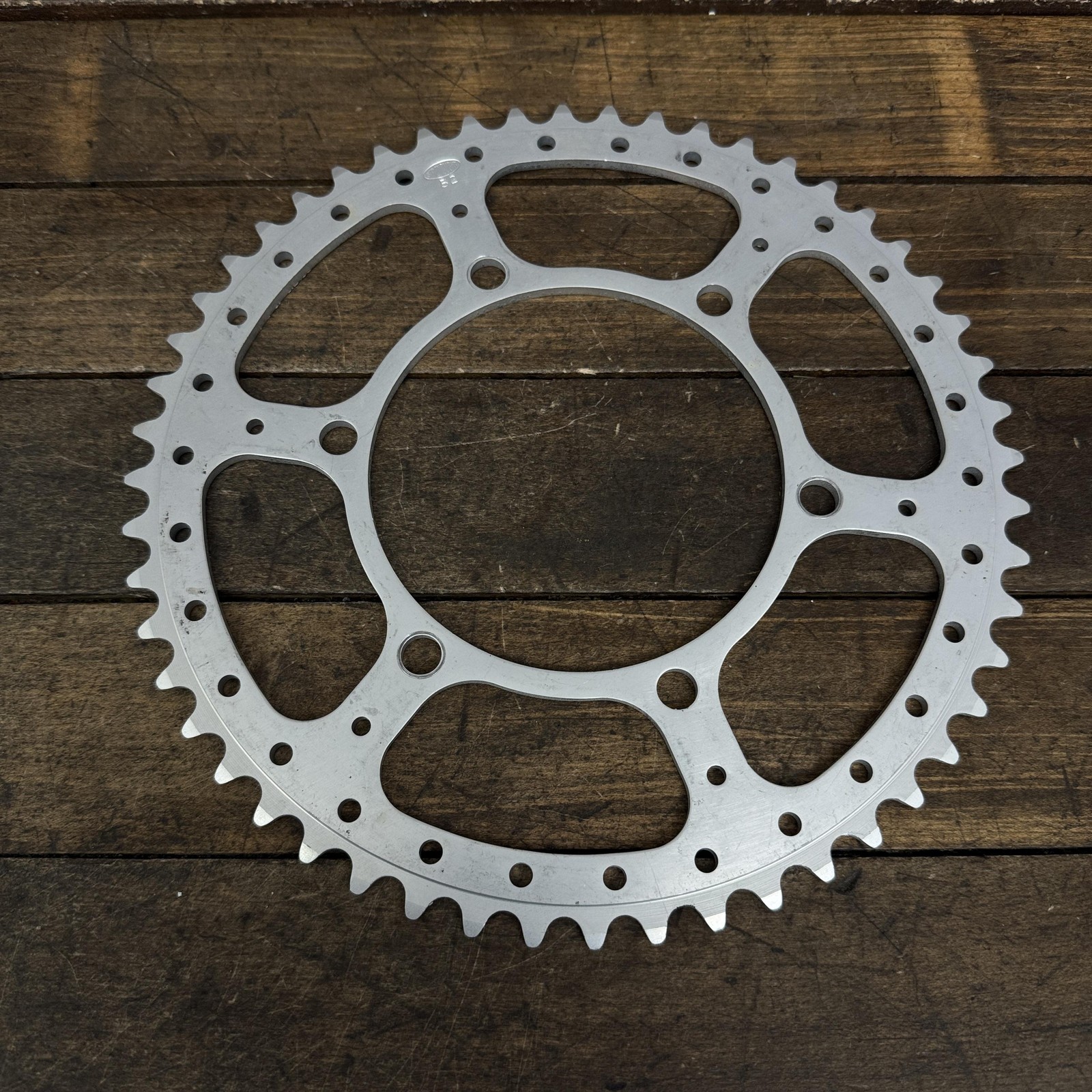 Vintage Stronglight 52T Chainring 116mm 6-Arm NOS Drilled Aluminum Road Bike